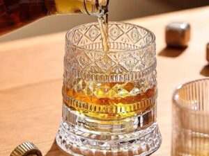360 Degree Rotating Whiskey Glass